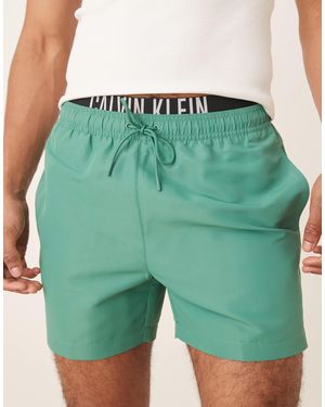 Calvin Klein – badeshorts - Grün