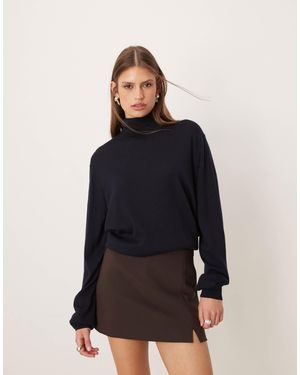 ASOS – kurzer volant-skort - Blau