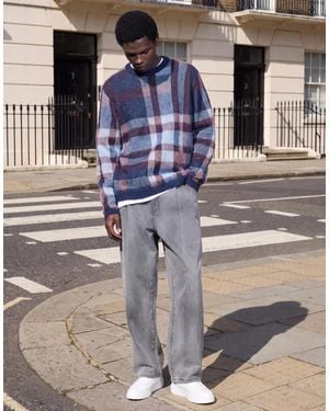 ASOS Relaxed Tapered Jeans - Gray