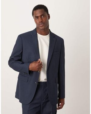 Mango London Tailored Blazer Co-ord - Blue