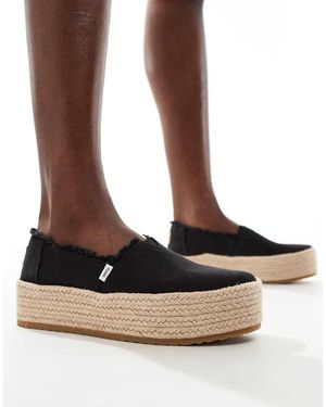 TOMS Valencia Espadrilles - Black