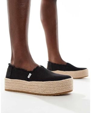TOMS Valencia Espadrilles - Black