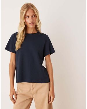 Aware T-Shirt Squadrata Pesante - Blu