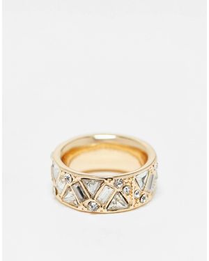 ASOS Bague ornée - Métallisé