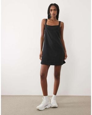 Abercrombie & Fitch Ypb Double Layer Strappy Dress - Black