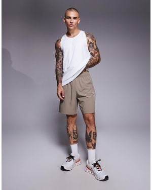 4505 Icon 7-inch Quick Dry Training Shorts With Zip Pockets - Purple