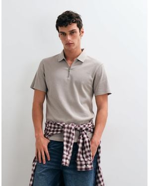 ASOS Polo mit reißverschluss - Weiß