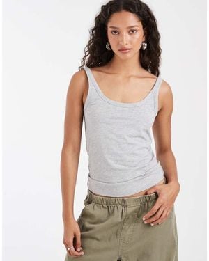 & Other Stories Scoop Neck Tank Top - Grey