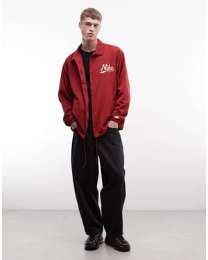 Nike Club Coaches Jacket - Red