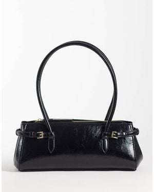 ASOS Textured Belted Shoulder Bag - Black