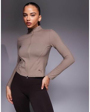 PUMA Train Full-Zip Top - Grey