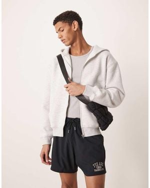 Abercrombie & Fitch Ypb Work Gym Graphic Shorts - Natural