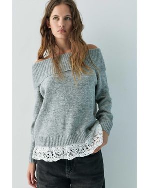 Pull&Bear – pullover - Blau