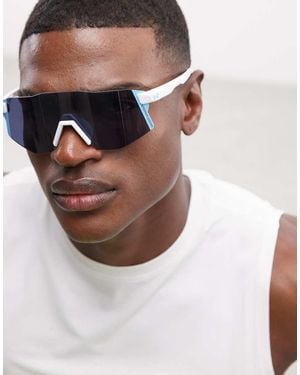 Under Armour Sunglasses Under Armour Grid Pro Mask Sunglasses With Lenses - Brown