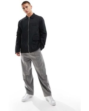 HERA Washed Utility Jacket - Black