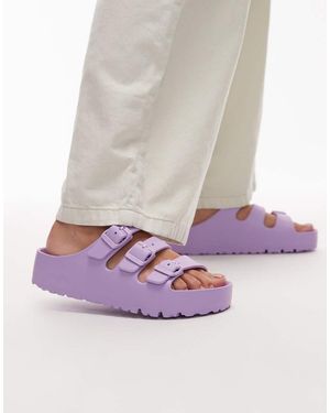 Birkenstock Florida Iii Flex Platform Eva Sandals - Grey