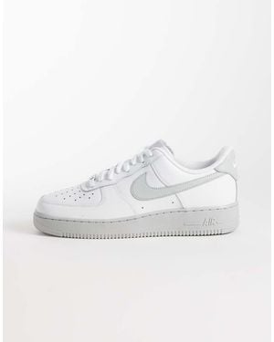 Nike Air Force 1 '07 Ess Trainers And Grey - White