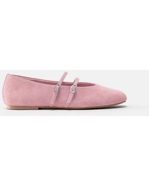 Pull&Bear Ballerine Con Cinturini - Rosa