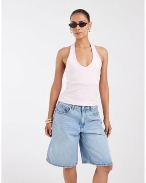 JJXX Halter Neck Top - Blue