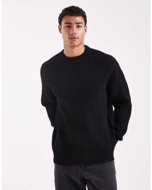 Jack & Jones Oversize Thick Ribbed Jumper - Blue