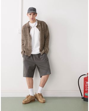Collusion – elegante, lange shorts mit nadelstreifen - Mehrfarbig