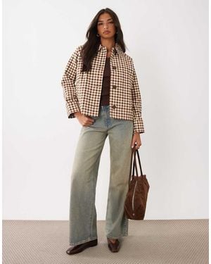 Nobody's Child Oyanti Button Down Collared Swing Jacket - Natural
