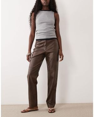 Bardot High-waist-hose - Natur