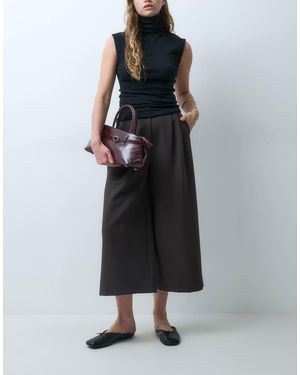 ASOS Tailored Wide Leg Trouser - Black