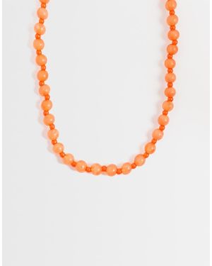 ONLY Beaded Necklace - White