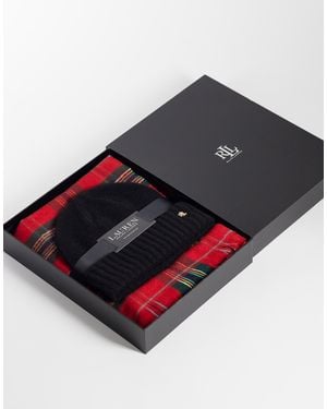 Ralph Lauren Coffret cadeau chapeau tissé - Rouge