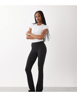 4505 Tall Micro Rib Wrap Waist Slim Kick Yoga Legging - White