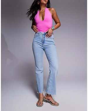 GOOD AMERICAN Good Standard Kick Flare Jeans - Blue