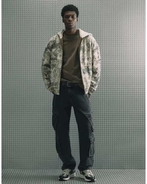 River Island Loose Fit Cargo Jeans - Grey