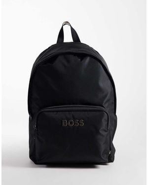BOSS Boss Catch Tonal Logo Backpack - Black