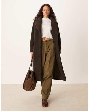Threadbare Cappotto Lungo - Neutro