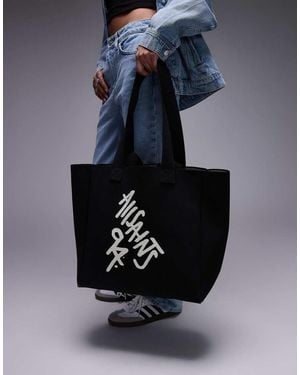 AllSaints Izzy Spray Tote - Blue