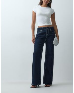 TRUE RELIGION Vaqueros Baggy Bobbi En Lavado Azul Oscuro