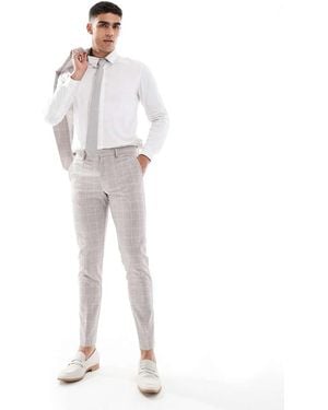 ASOS Skinny Suit Trousers - White