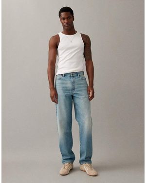ASOS Vaqueros Azul Con Lavado Medio De Corte Recto De