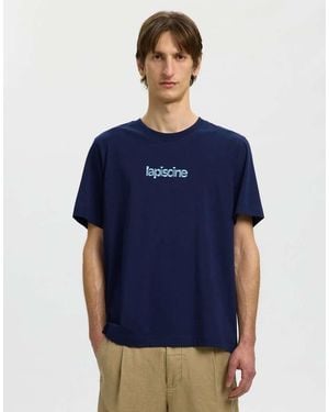 SELECTED T-Shirt - Blue