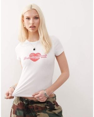 Collusion Graphic Island T-shirt - Natural