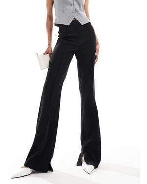 ASOS Tall Tailored Slinky Skinny Flare Pants - Black