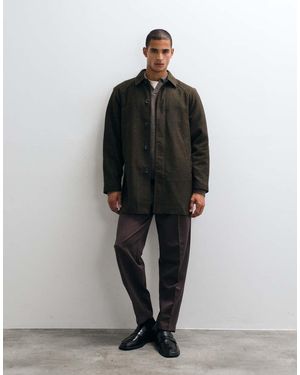 ASOS Jas Met Wollook - Zwart