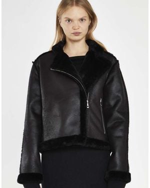 Glamorous Fur-Trim -Jacket - Black