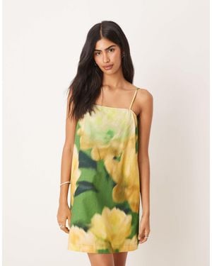ASOS A Line Mini Dress - Green