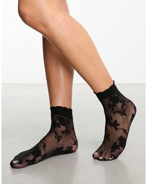 ASOS Lace Socks - Black