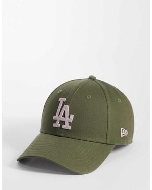 KTZ La Dodgers Womens 9forty Metallic Logo Cap - Green