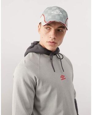 Umbro Panelled Logo Cap - Grey