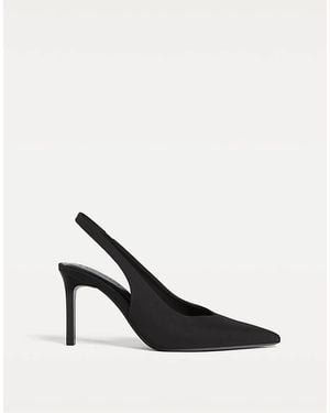 Stradivarius High-Heel Slingback - Black