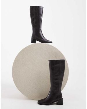 Tony Bianco Raye Block Heel Knee Boots - Natural